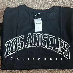 Black Los Angeles Graphic T-Shirt